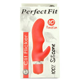 Perfect Fit Clit Flicker Vibe in Red