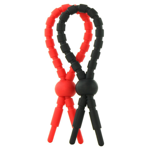 Ram Ultra Clinchers Cock Tie Set in Black/Red