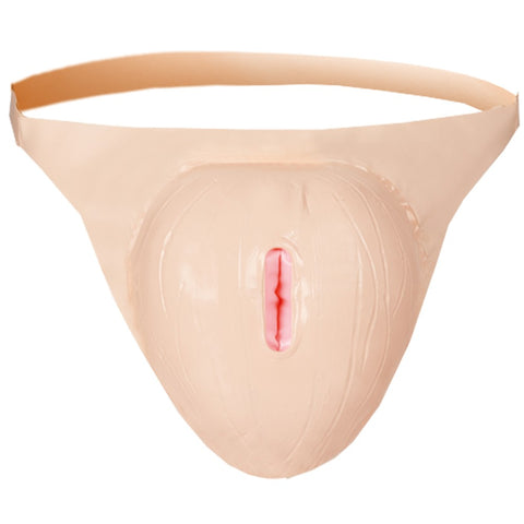 Get It On! Inflatable Strap-On 7" Pussy