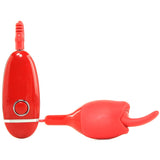 O-Zone Rechargeable Orgasmic Tongue Vibe in Red