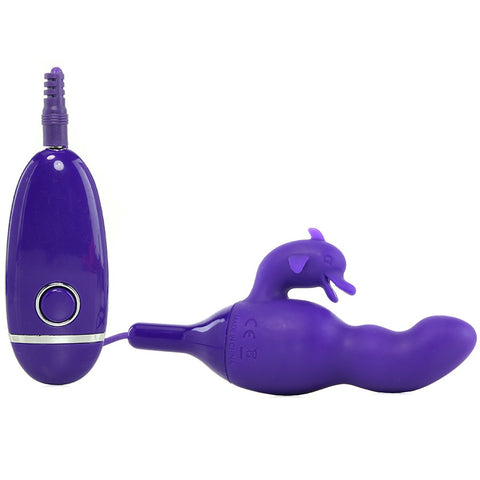 O-Zone Rechargeable Orgasmic Dolphin Vibe in Purple