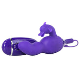 O-Zone Rechargeable Orgasmic Dolphin Vibe in Purple