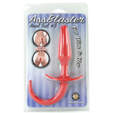 Ass Blaster Anal Tail Plug 3 in Red