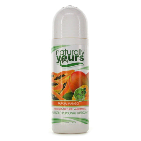 Naturally Yours Lube 4oz/118.2ml in Papaya Mango