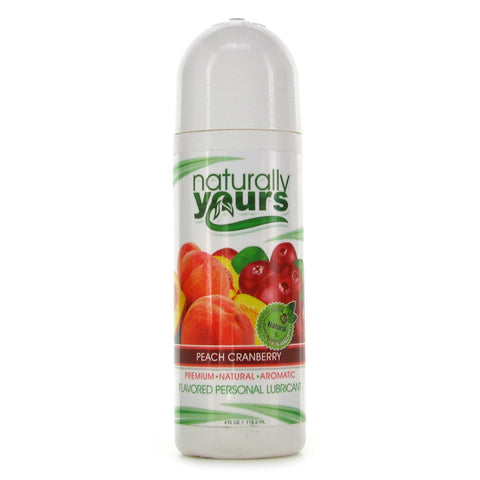 Naturally Yours Lube 4oz/118.2ml in Peach Cranberry