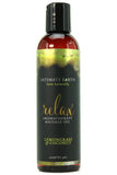 Relax Lemongrass & Coconut Massage Oil in 4oz/120ml