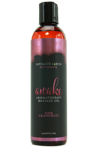 Awake Pink Grapefruit Massage Oil in 8oz/240ml