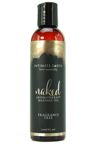 Naked Fragrance Free Massage Oil in 4oz/120ml