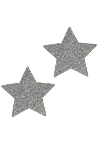 Silver Pixie Dust Star Pasties