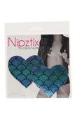 Mischievous Mermaid I Heart U Iridescent Pasties