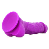 Small Silicone Colours Dildo in Purple