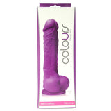 Small Silicone Colours Dildo in Purple