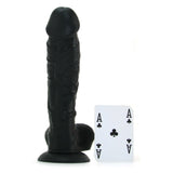 Large Silicone Colours Dildo in Black