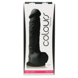 Large Silicone Colours Dildo in Black