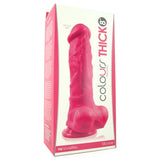 Colours Thick Pleasures 8" Silicone Dildo in Pink