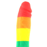 Colours Pride Edition 6 Inch Silicone Dildo in Rainbow