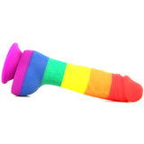 Colours Pride Edition 6 Inch Silicone Dildo in Rainbow