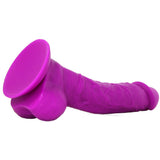 ColourSoft 8" Silicone Dildo in Purple