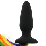 Unicorn Tails Silicone Butt Plug in Rainbow