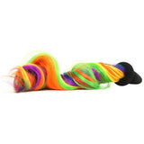 Unicorn Tails Silicone Butt Plug in Rainbow