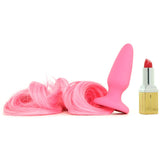 Unicorn Tails Silicone Butt Plug in Pastel Pink