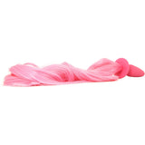 Unicorn Tails Silicone Butt Plug in Pastel Pink