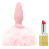 Bunny Tails Pink Silicone Plug in Pink