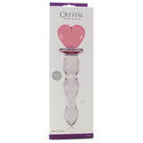 Crystal Heart of Glass Dildo in Pink