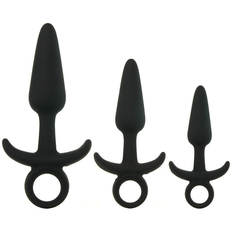 Men's Tool Kit Silicone Butt Plugs in Black