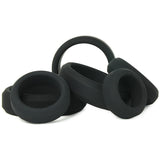 Build-A-Cage Silicone Cock Ring Set in Black