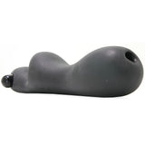 Ball Tugging Vibrating Stroker in Black