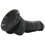 Lil' John 5 Inch Soft Silicone Dildo in Black