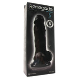 Lil' John 5 Inch Soft Silicone Dildo in Black