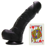 Big John 8 Inch Soft Silicone Dildo in Black