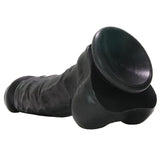 Big John 8 Inch Soft Silicone Dildo in Black