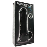 Big John 8 Inch Soft Silicone Dildo in Black