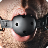 Renegade Vinyl Ball Gag in Black