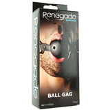 Renegade Vinyl Ball Gag in Black