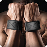 Renegade Vinyl Wrist Cuffs in Black