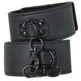 Renegade Vinyl Wrist Cuffs in Black