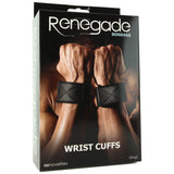 Renegade Vinyl Wrist Cuffs in Black
