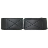 Renegade Vinyl Ankle Cuffs in Black