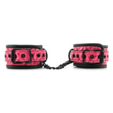 Sinful Wrist Cuffs in Pink