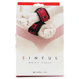 Sinful Wrist Cuffs in Pink