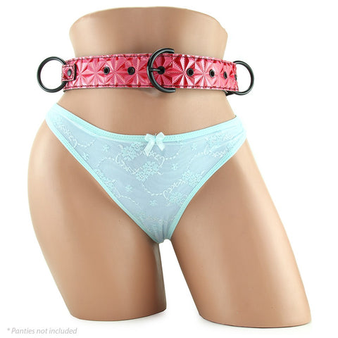 Sinful Pink Restraint Belt in S/M