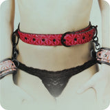 Sinful Pink Restraint Belt in L/XL