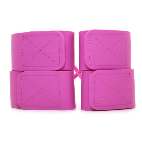 Silicone Submissions Hog Tie Cuffs in Pink