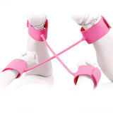 Silicone Submissions Hog Tie Cuffs in Pink