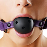 Lust Bondage Ball Gag in Purple