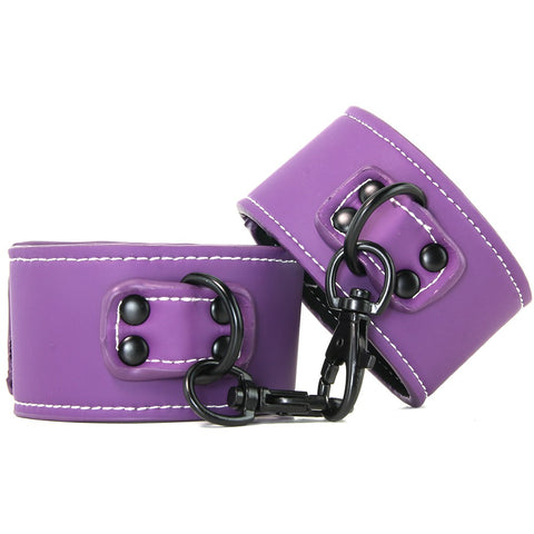 Lust Bondage Ankle Cuffs in Purple